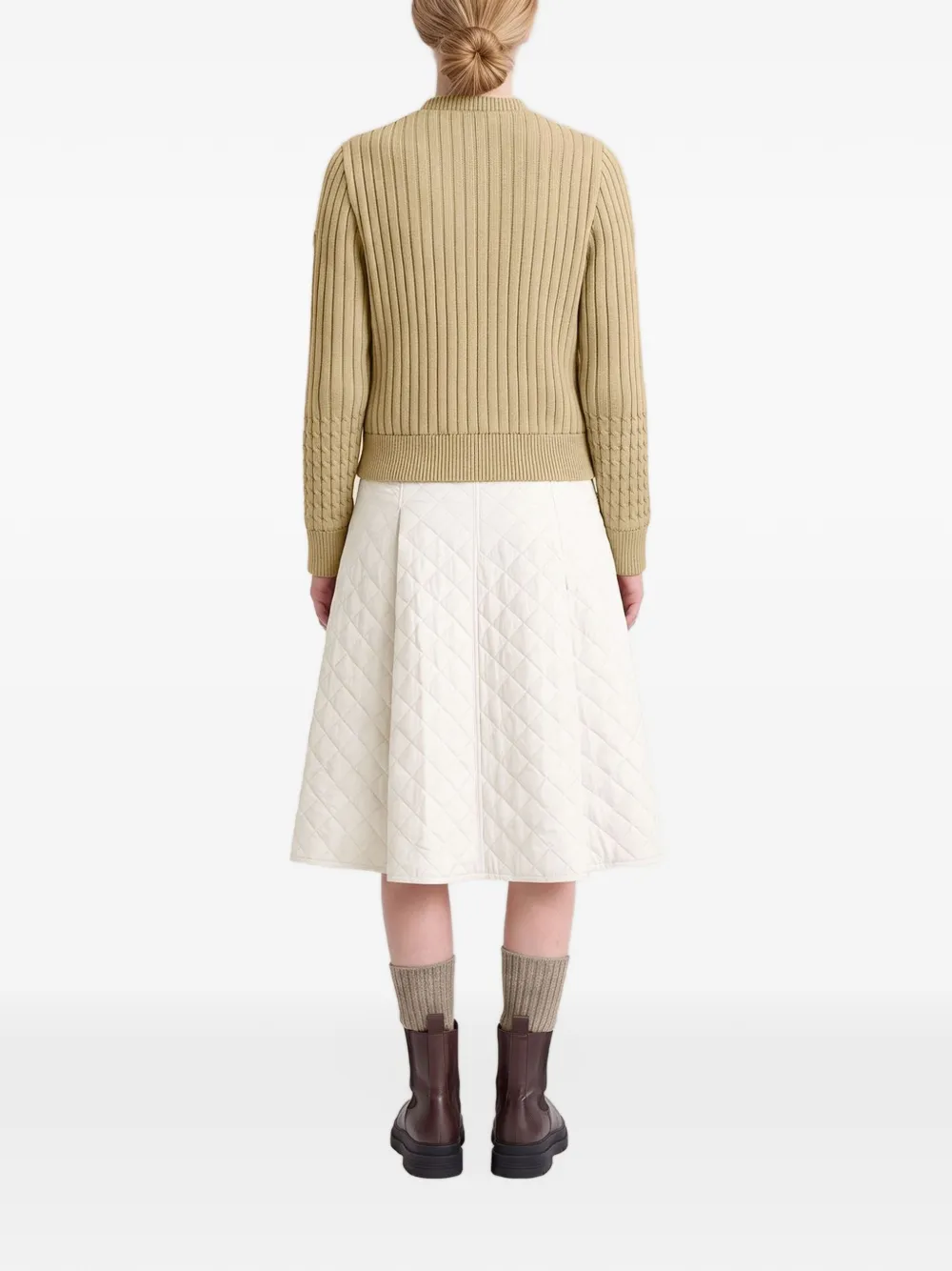 Save The Duck Zelinda vest met gewatteerd vlak Beige