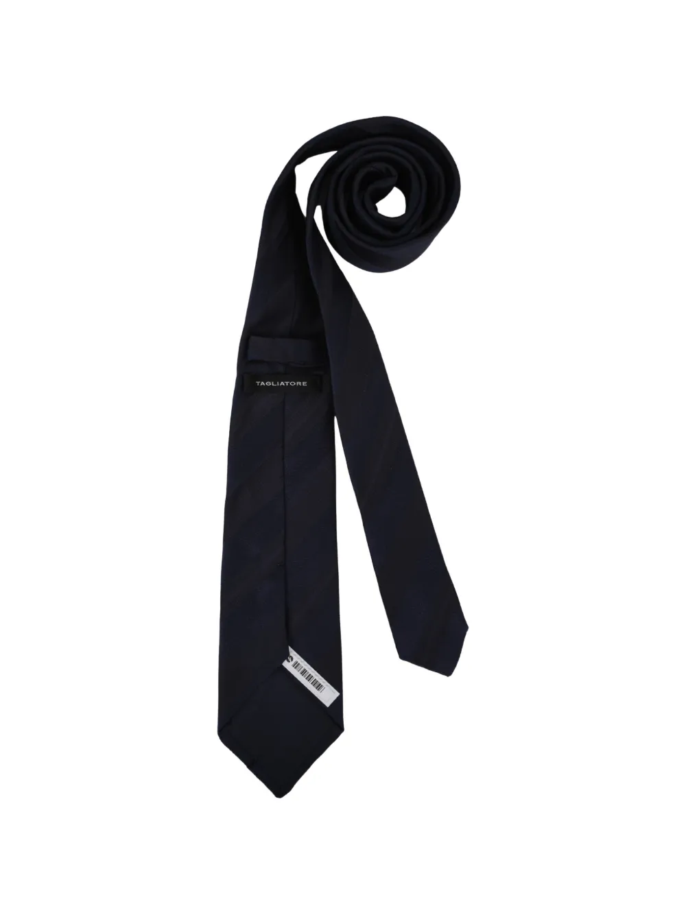 Tagliatore Gestreepte zijden stropdas Blauw