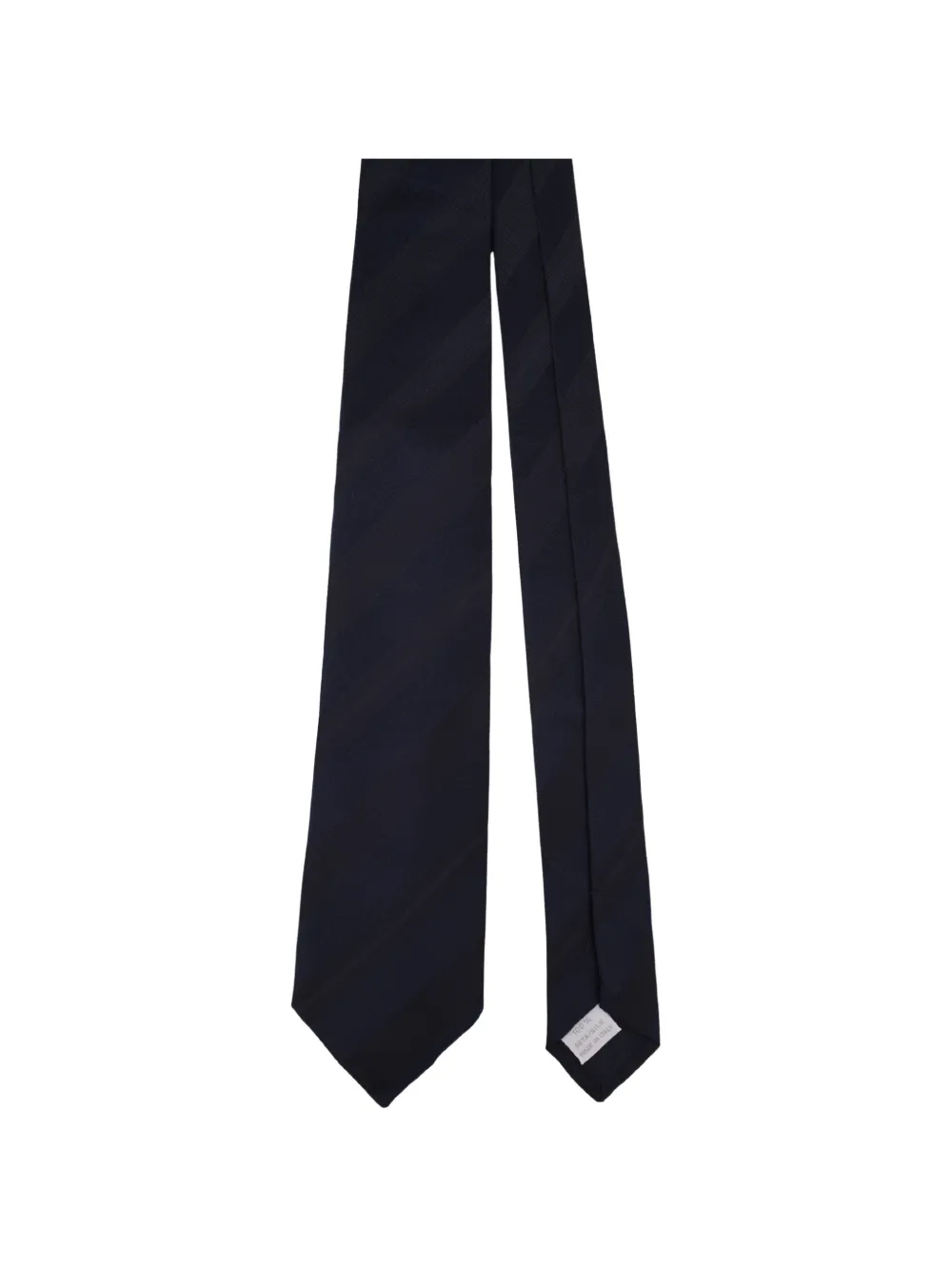 Tagliatore Gestreepte zijden stropdas Blauw