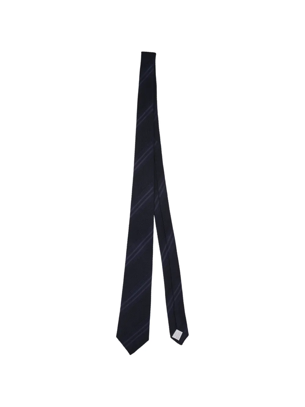 Tagliatore Gestreepte zijden stropdas Blauw