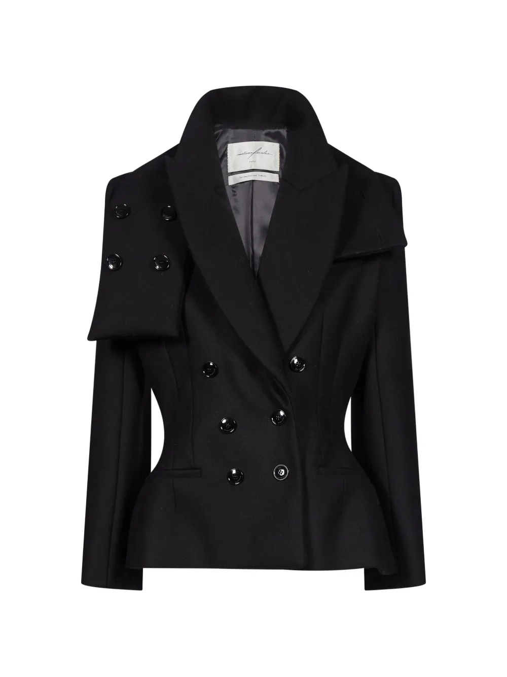Matières Fécales double-breasted asymmetric blazer