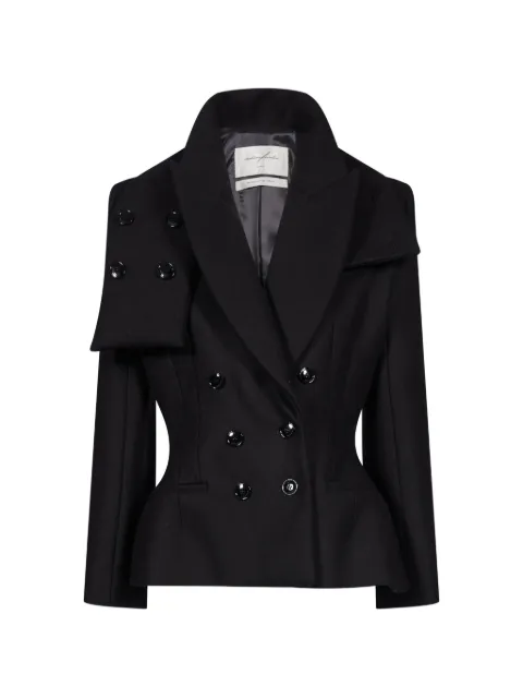 Matières Fécales double-breasted asymmetric blazer