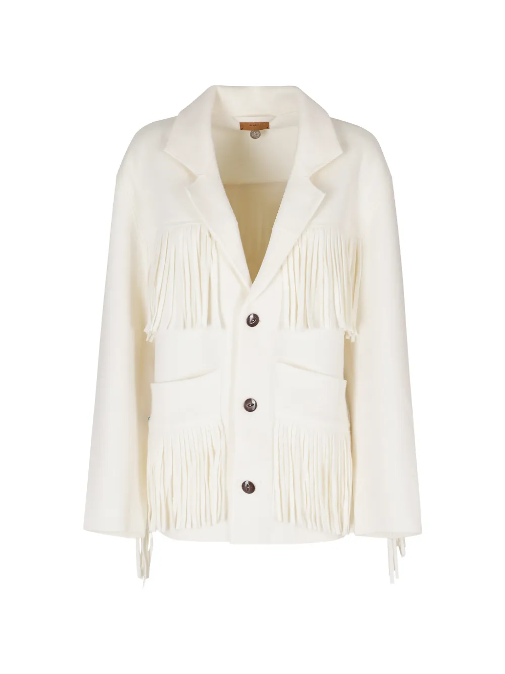 Alanui Spirit of the West fringe-trimmed jacket Beige