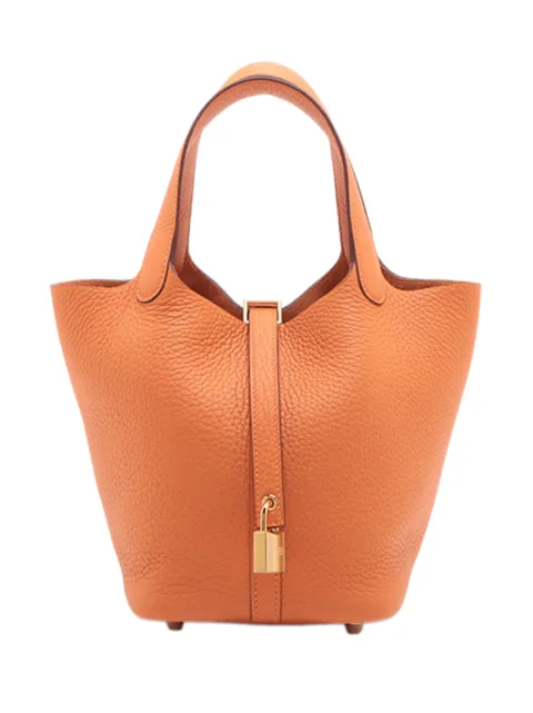 Hermès Pre-Owned sac à main Picotin Lock 18 en cuir Clémence (2025)