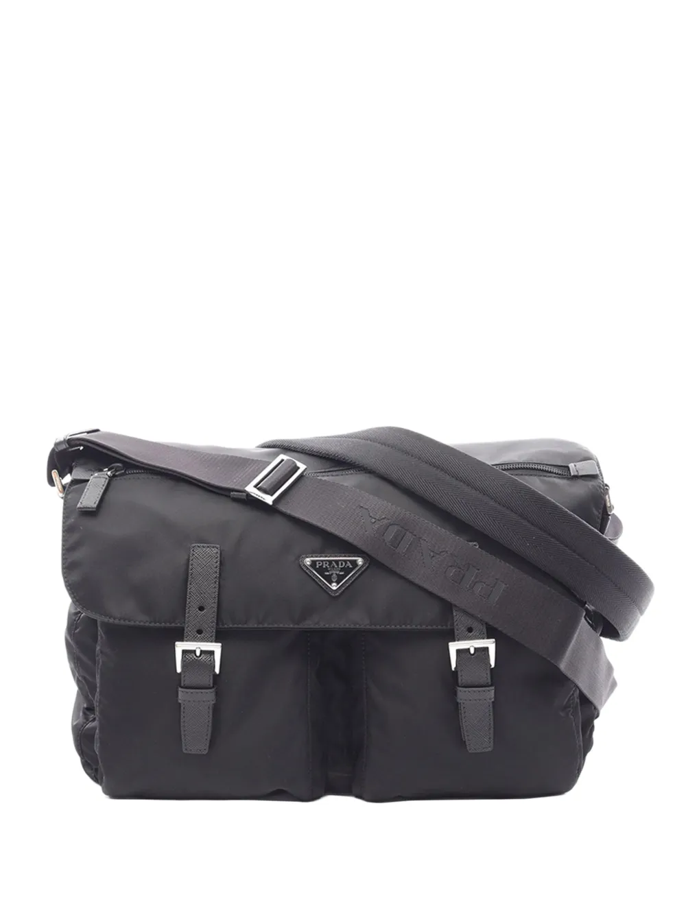 Prada Pre-Owned 2013-2026 Tessuto crossbody bag - Black