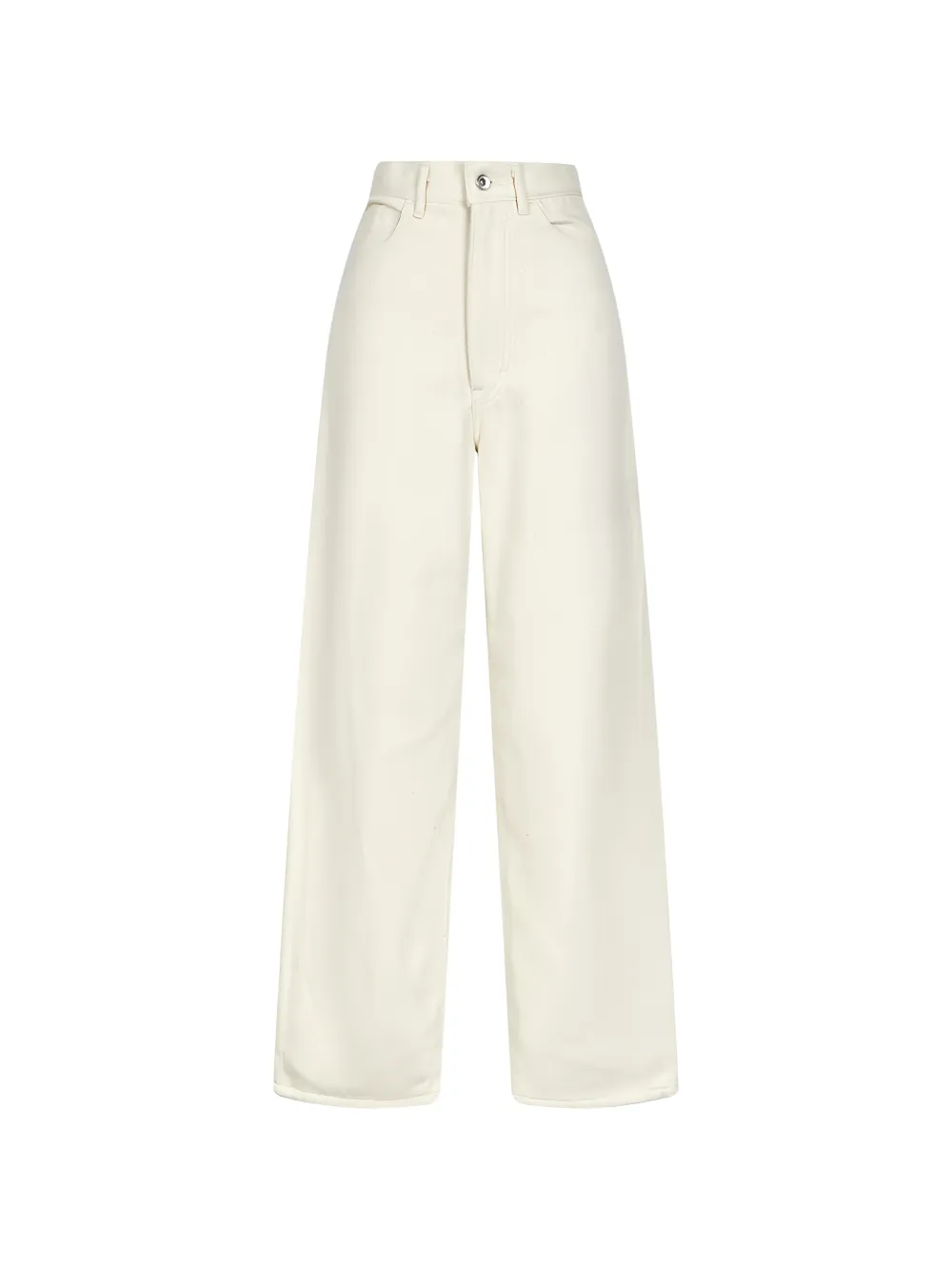 Auralee Silk Nep Belt-loop Trousers In 中性色