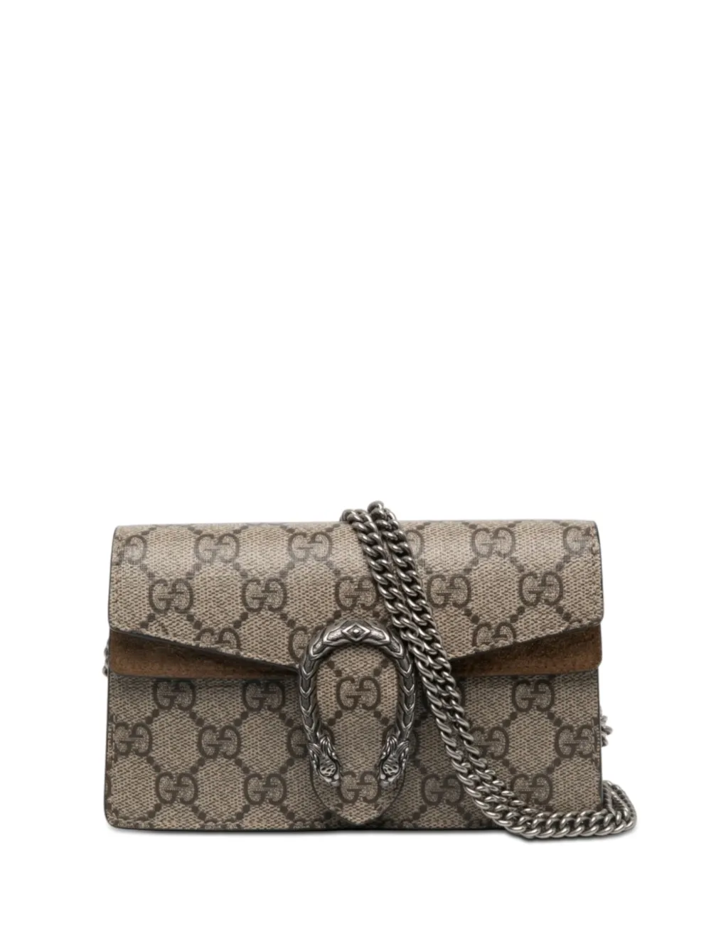 Gucci Pre-Owned 2000-2015 mini GG Supreme Dionysus cross body bag - Neutrals