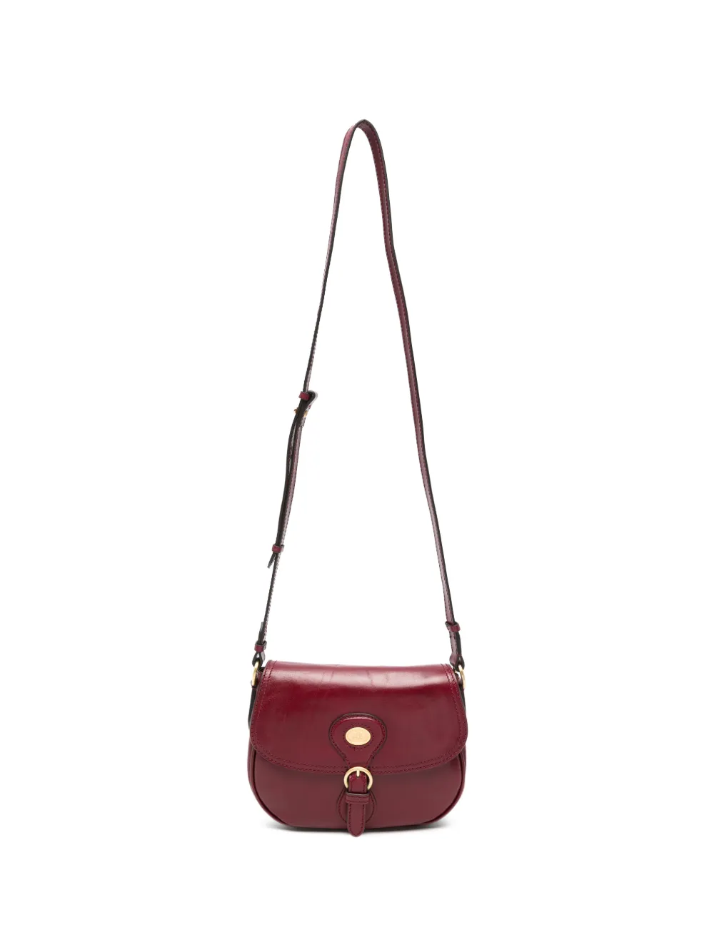 The Bridge Borsa a tracolla in pelle con fibbia - Rosso