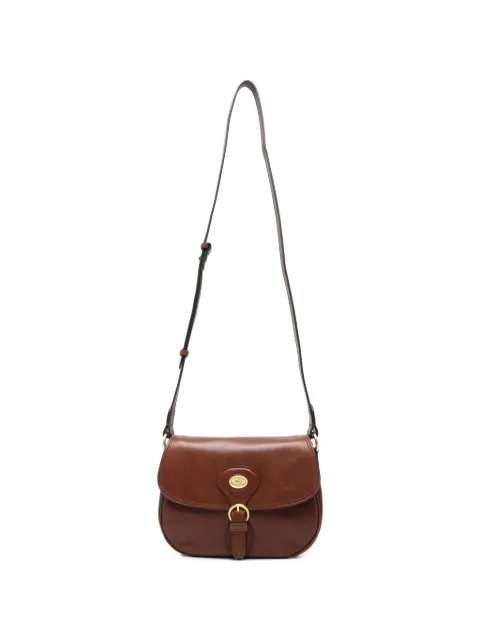 The Bridge buckle-detail leather crossbody bag