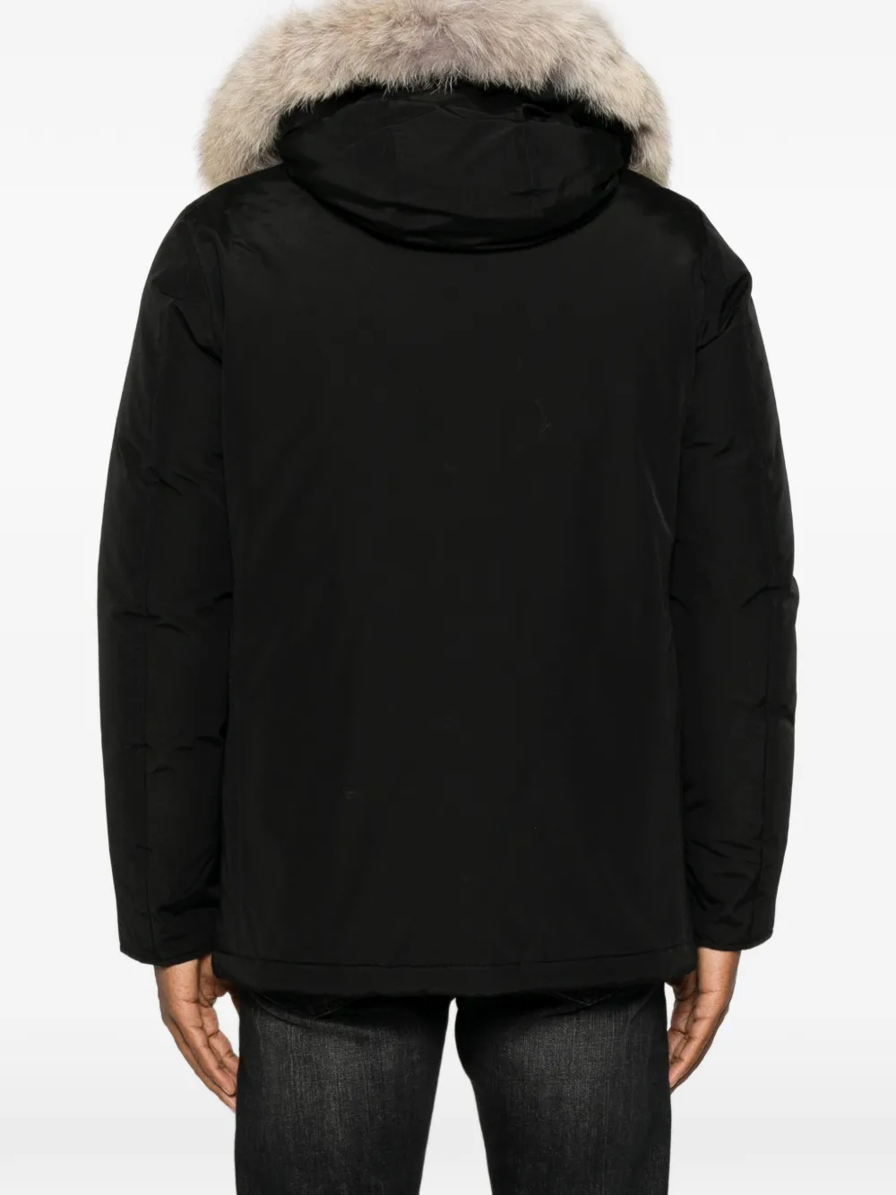 Woolrich Arctic parka met afneembare afwerking Zwart