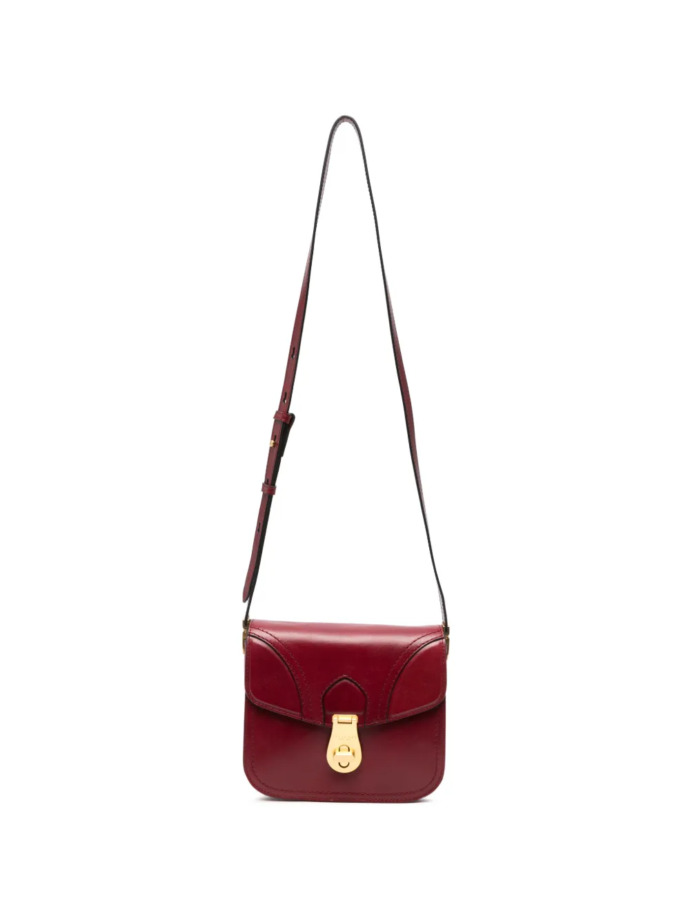 The Bridge leather crossbody bag - Rosso