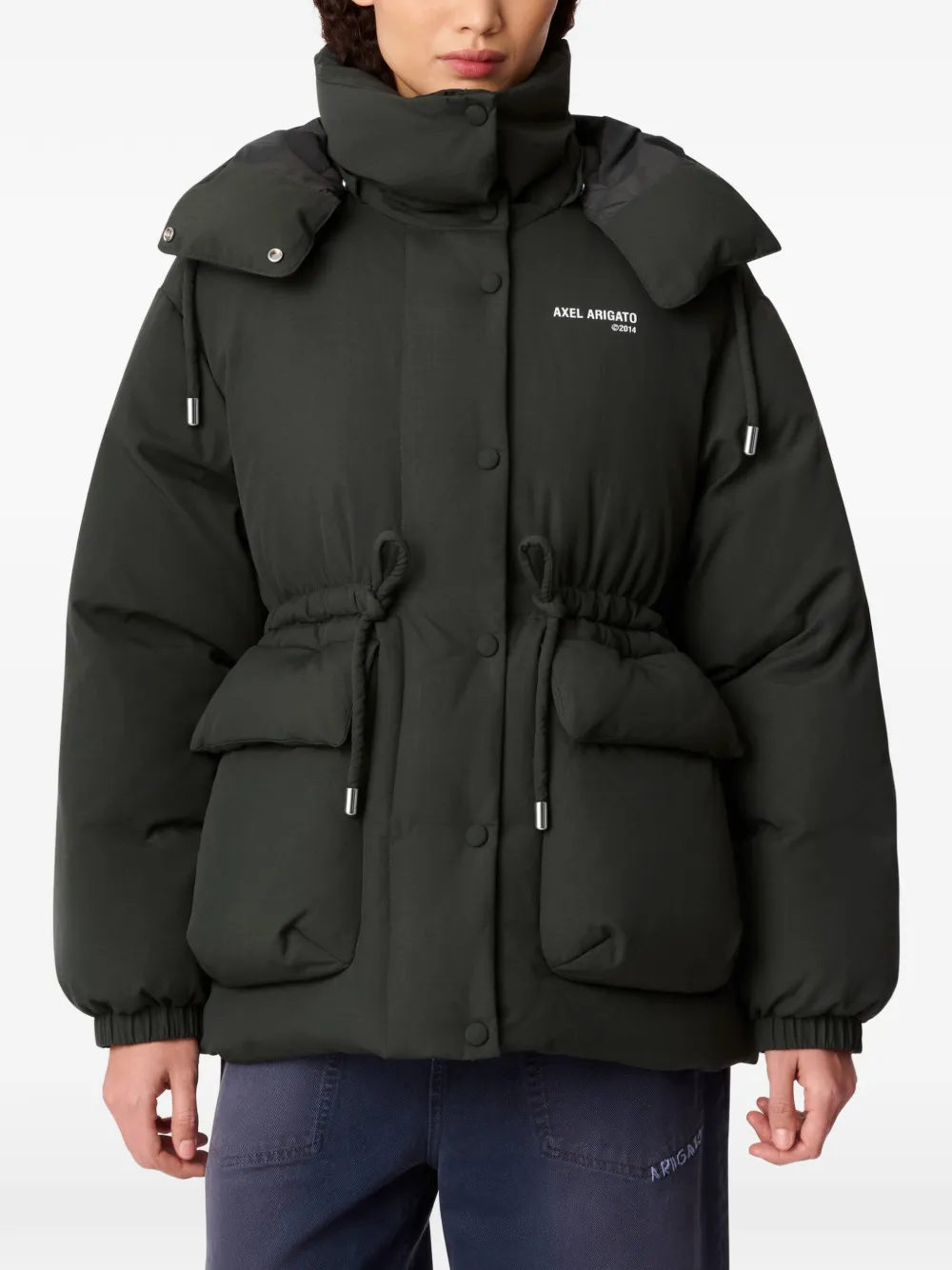 Axel Arigato Grove puffer jacket Groen