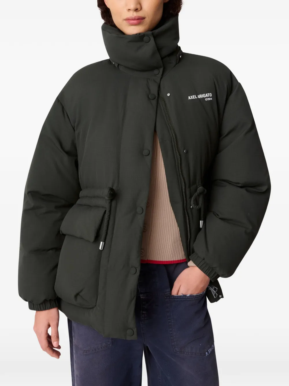 Axel Arigato Grove puffer jacket Groen