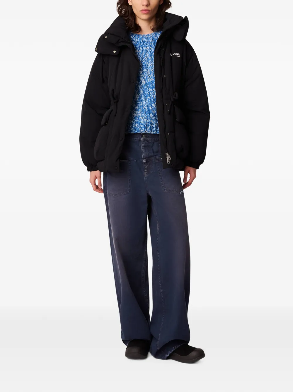 Axel Arigato Grove puffer jacket Zwart