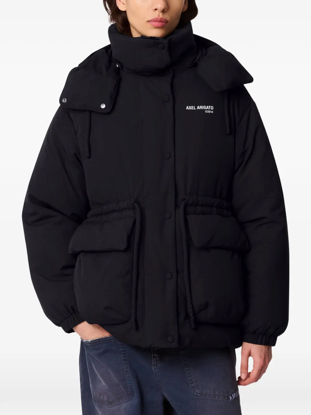 Axel Arigato Grove puffer jacket Zwart