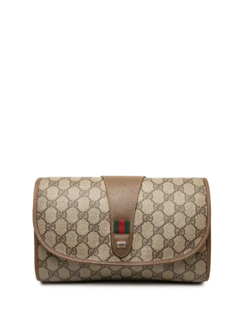 Gucci Pre-Owned 20th Century GG Supreme Web clutch bag