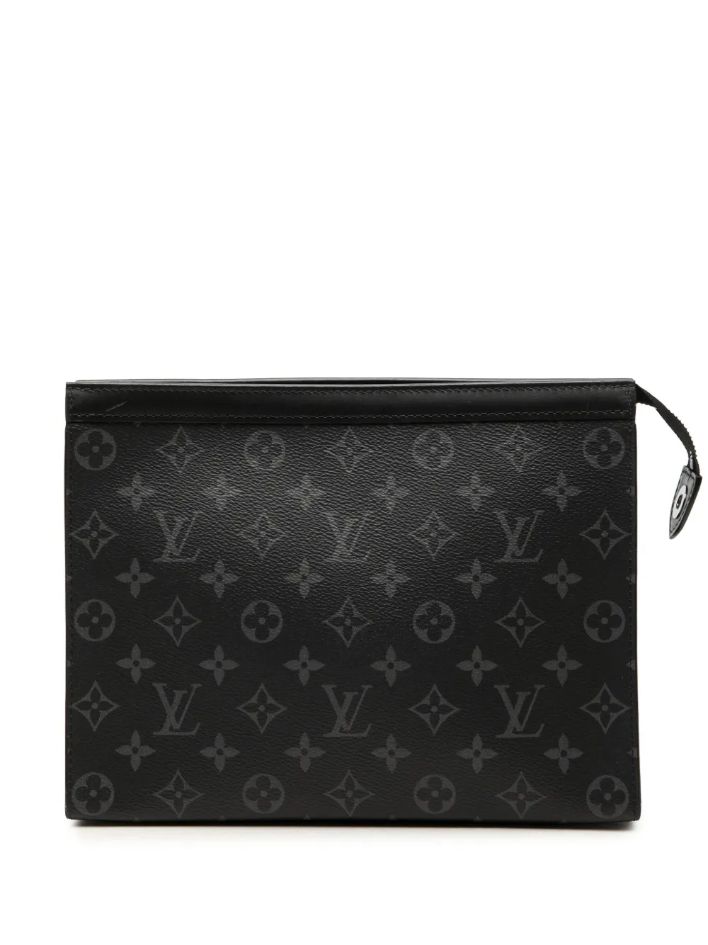 Louis Vuitton Pre-Owned 2018 Monogram Eclipse Pochette Voyage MM clutch bag - Nero