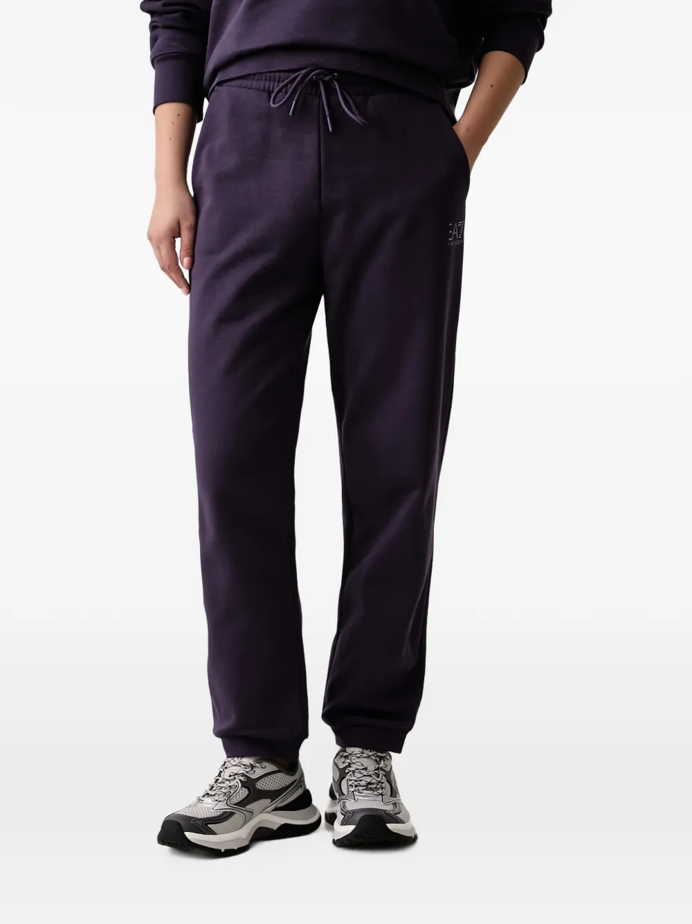Ea7 Emporio Armani Trainingspak met logoprint Paars