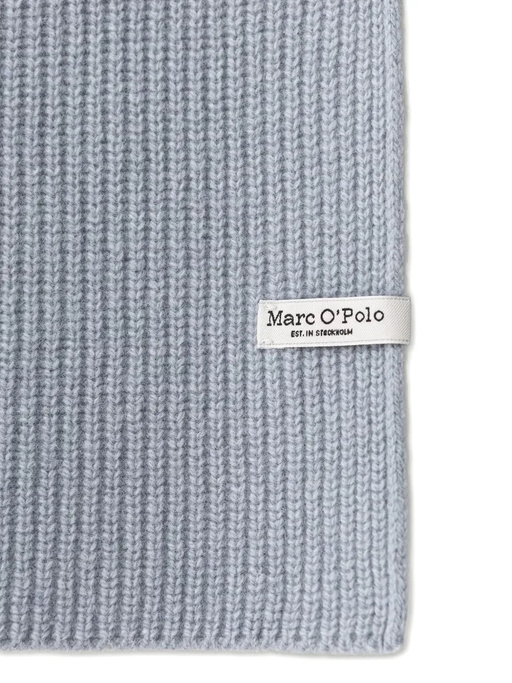 Marc O'Polo Ribgebreide sjaal Blauw