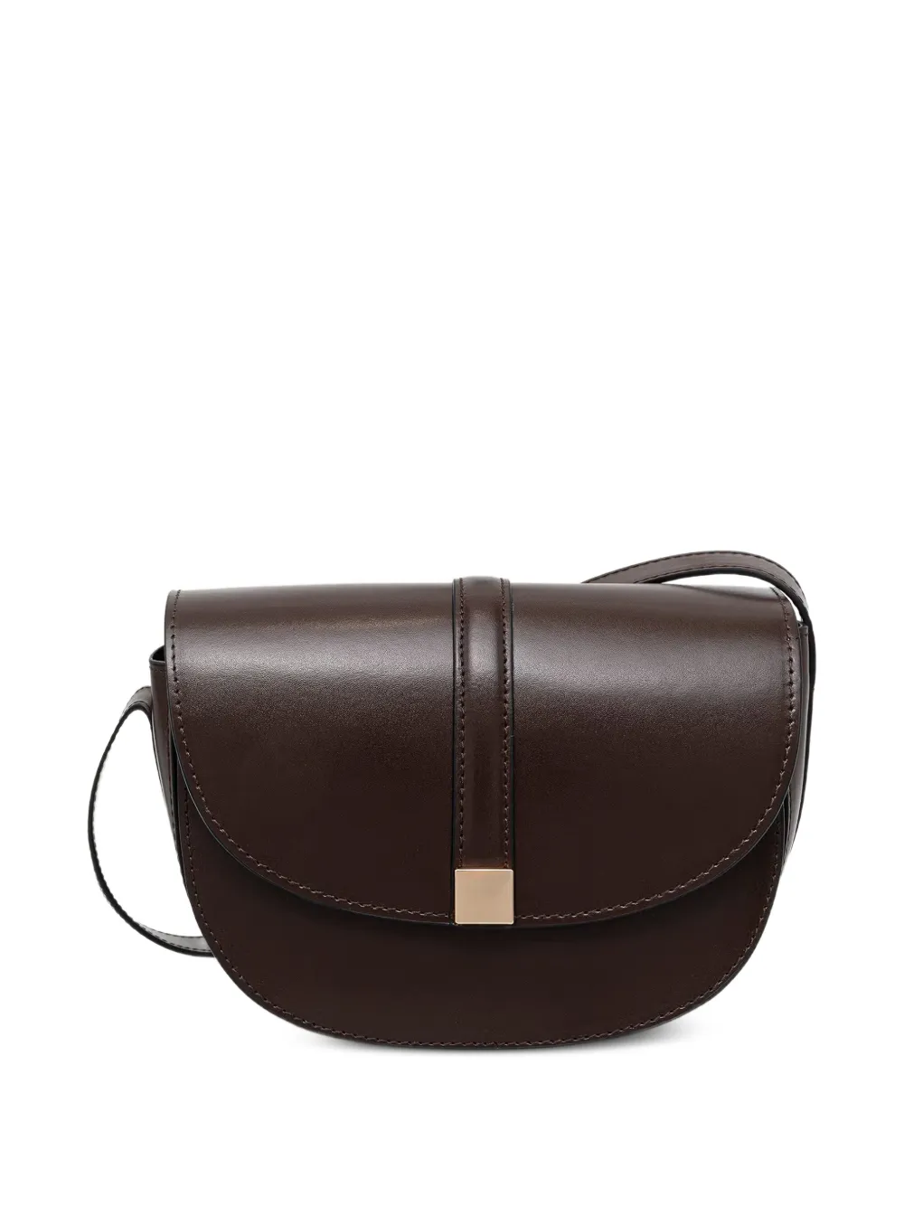 Marc O'Polo small Taya foldover crossbody bag - Marrone