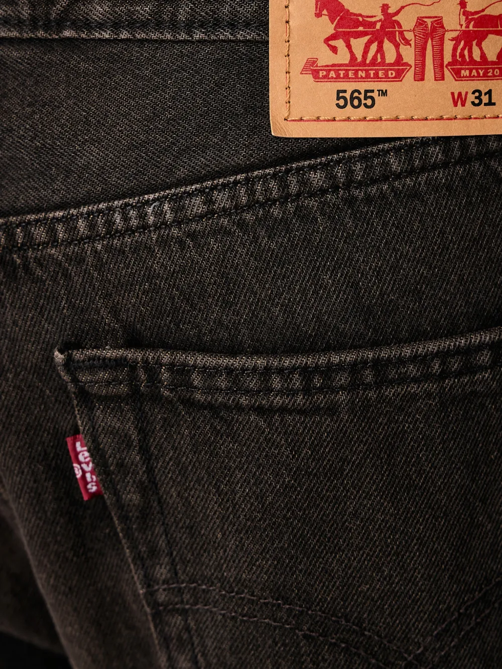 Levi's 565 jeans Zwart