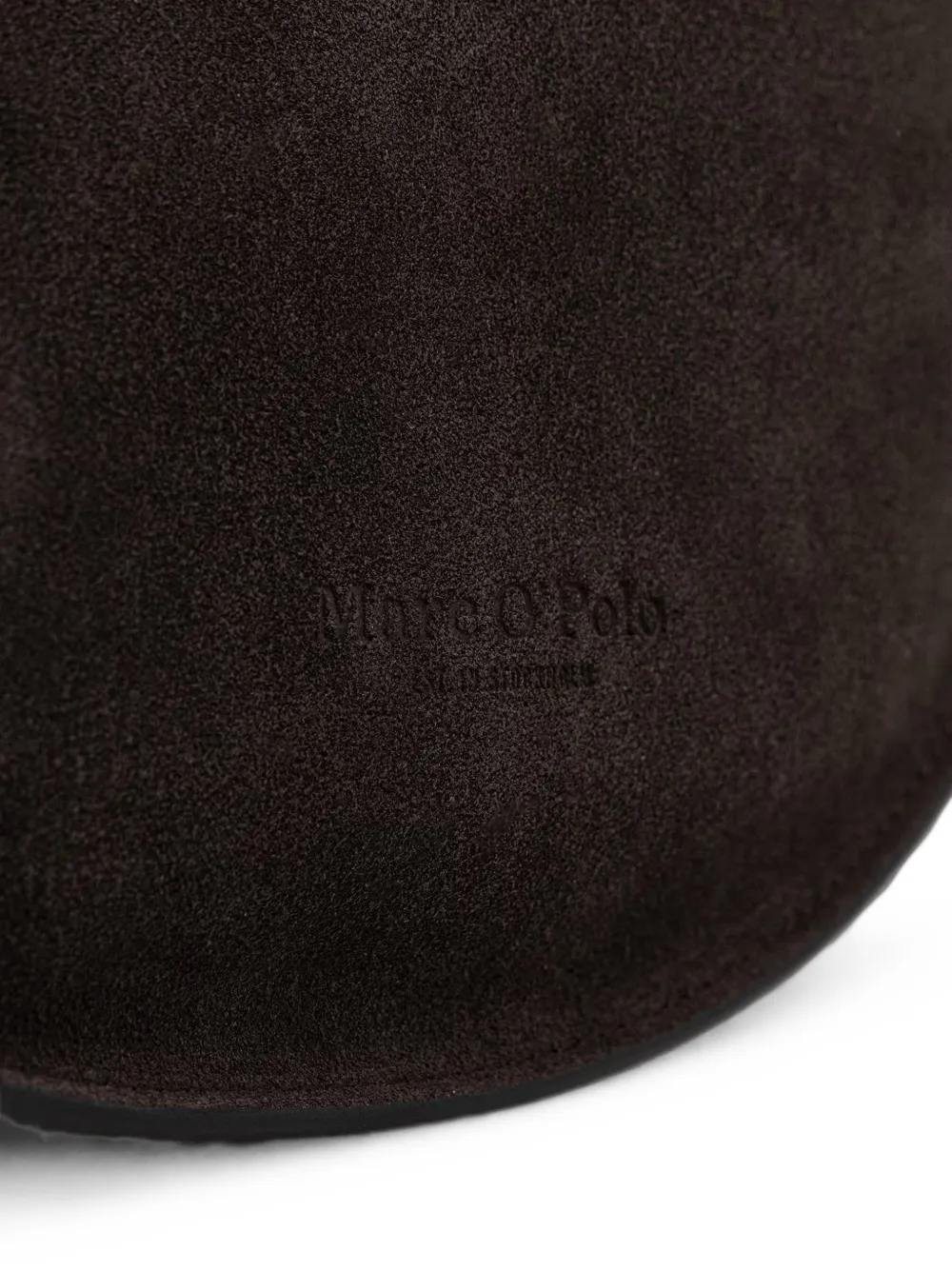 Marc O'Polo Suède shopper Bruin