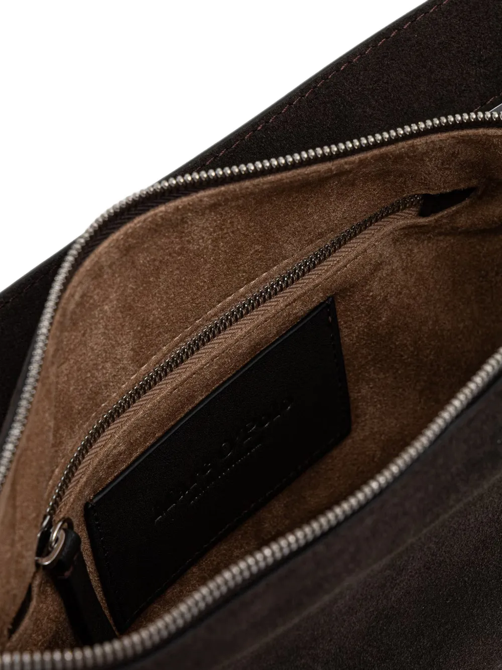 Marc O'Polo Suède shopper Bruin