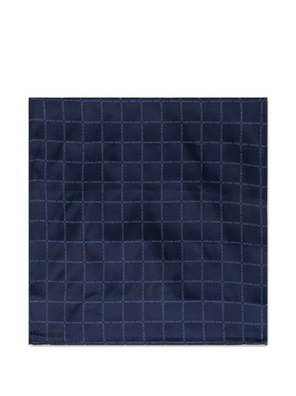 Michael Kors Stropdas en pochet van zijdeblend met monogram-patroon Blauw