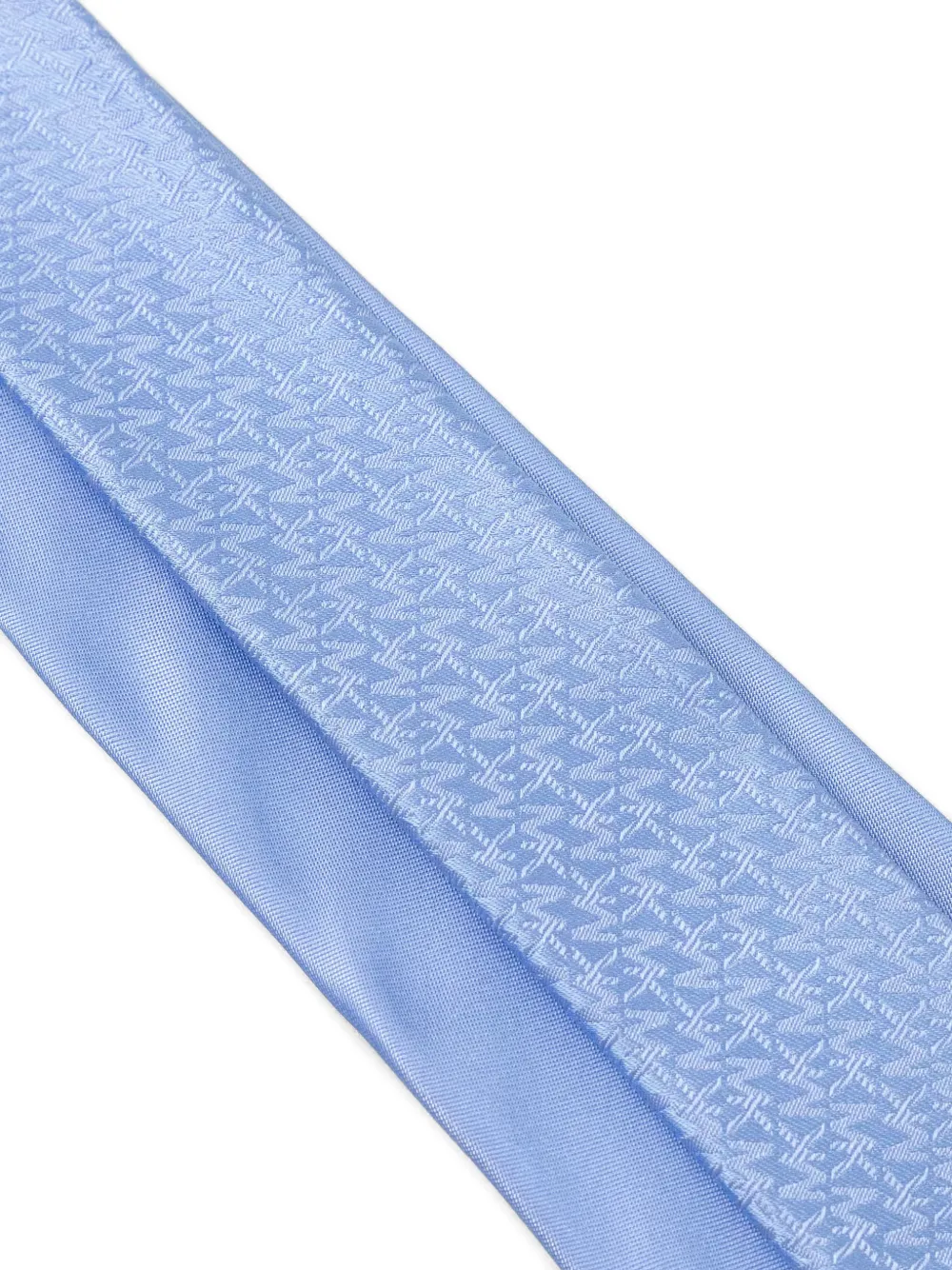 Michael Kors Stropdas en pochet van zijdeblend met monogram-patroon Blauw