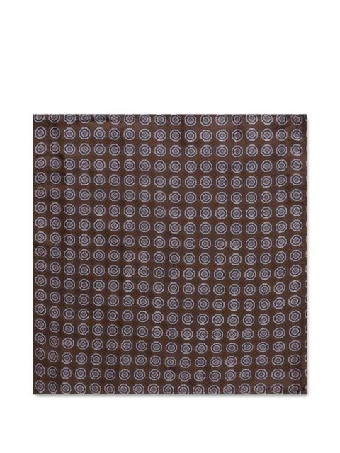 Michael Kors geometric-pattern tie and pocket square set