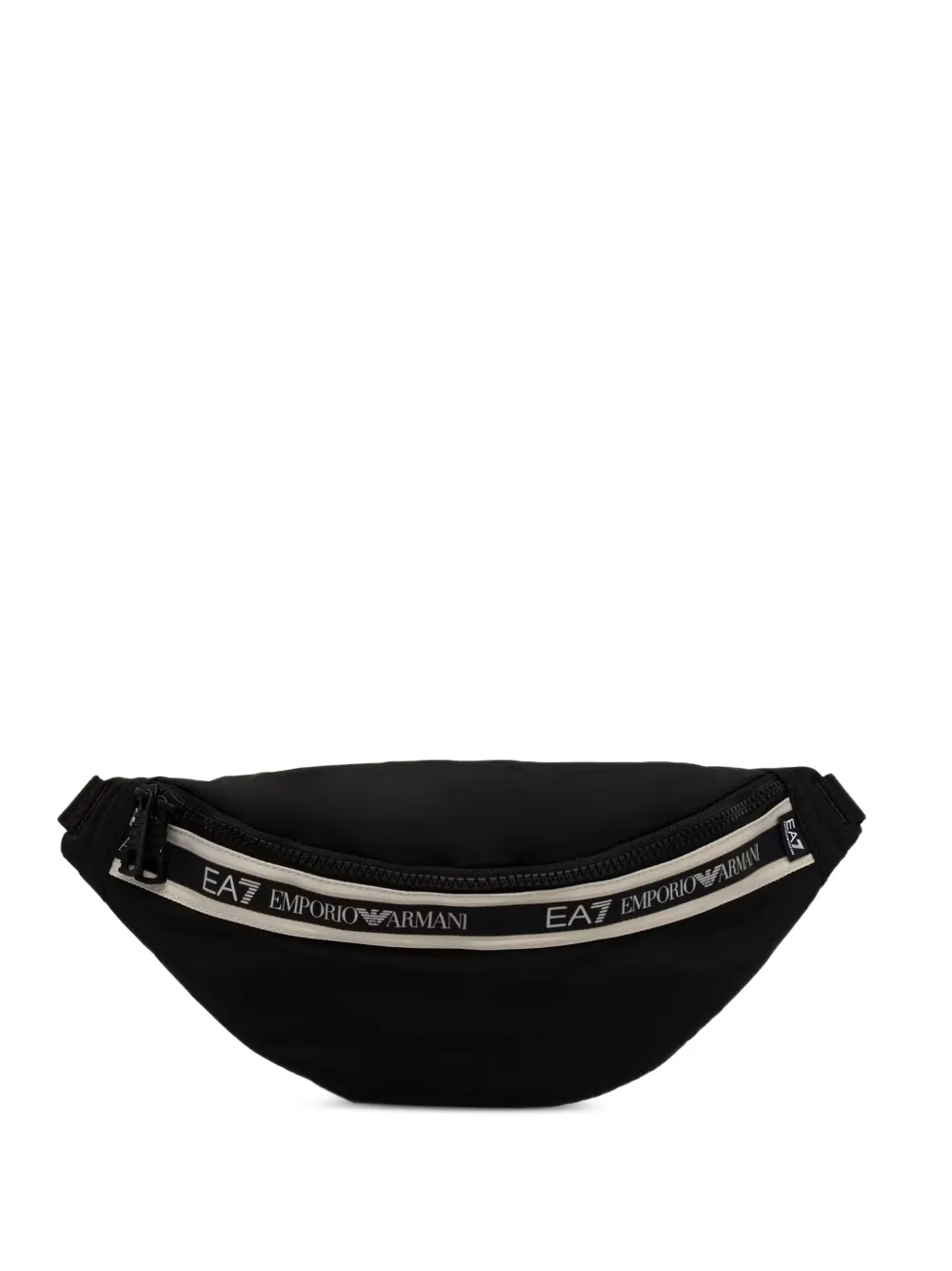 Ea7 Emporio Armani logo-tape belt bag - Schwarz