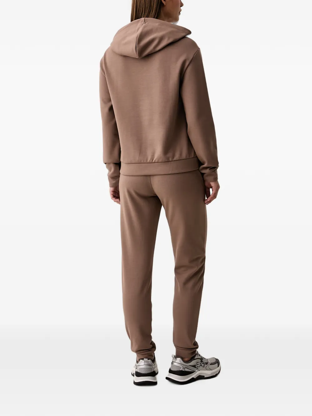 Ea7 Emporio Armani Trainingspak met logoprint Bruin