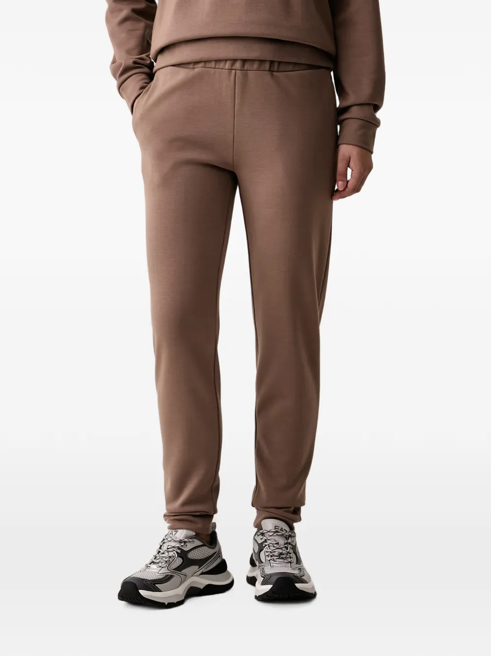 Ea7 Emporio Armani Trainingspak met logoprint Bruin