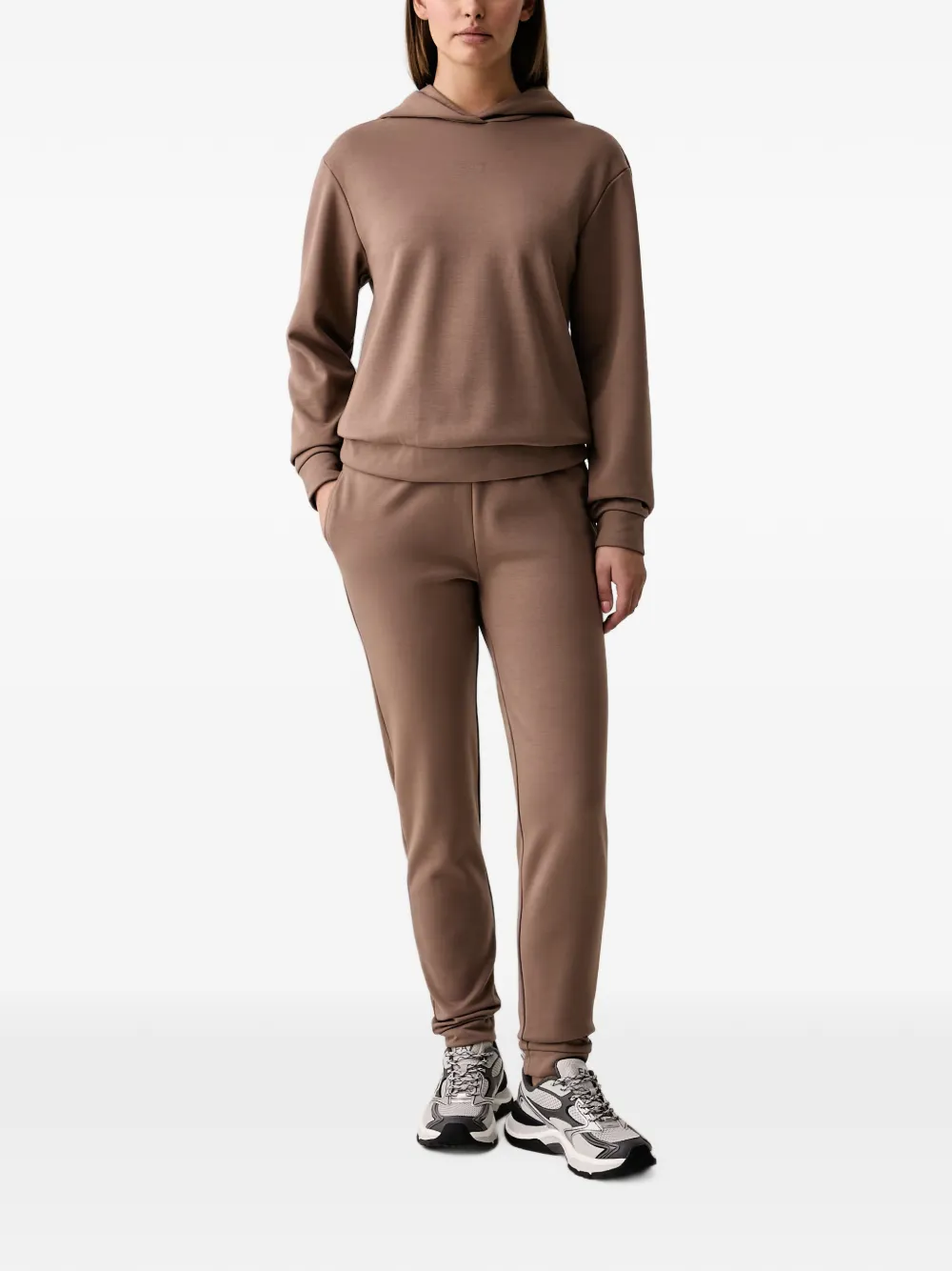 Ea7 Emporio Armani Trainingspak met logoprint Bruin