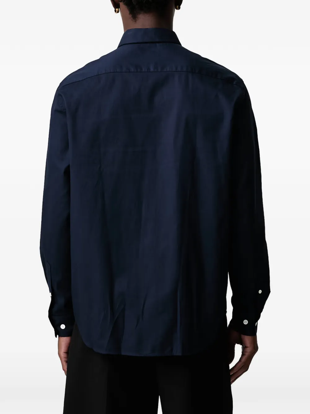 Lacoste Regular-fit katoenen overhemd met textuur Blauw