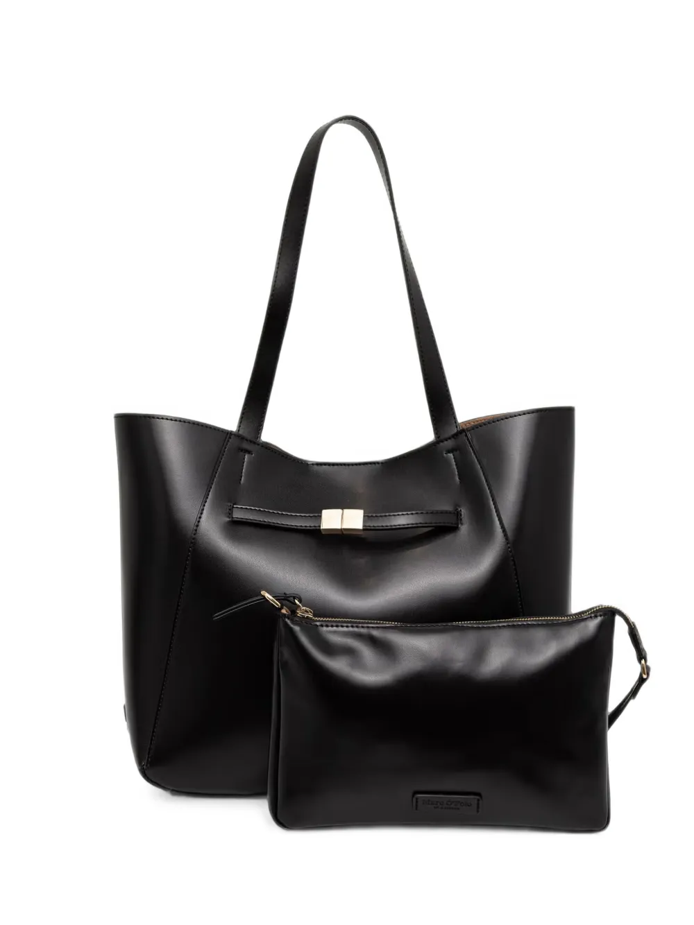 Marc O'Polo Tessa leather tote bag - Noir Marc O'Polo Tessa leather tote bag - Noir