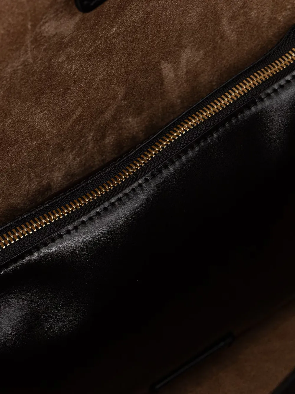 Marc O'Polo Tessa leren shopper Zwart