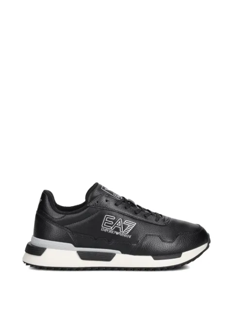 Ea7 Emporio Armani logo-detail panelled sneakers