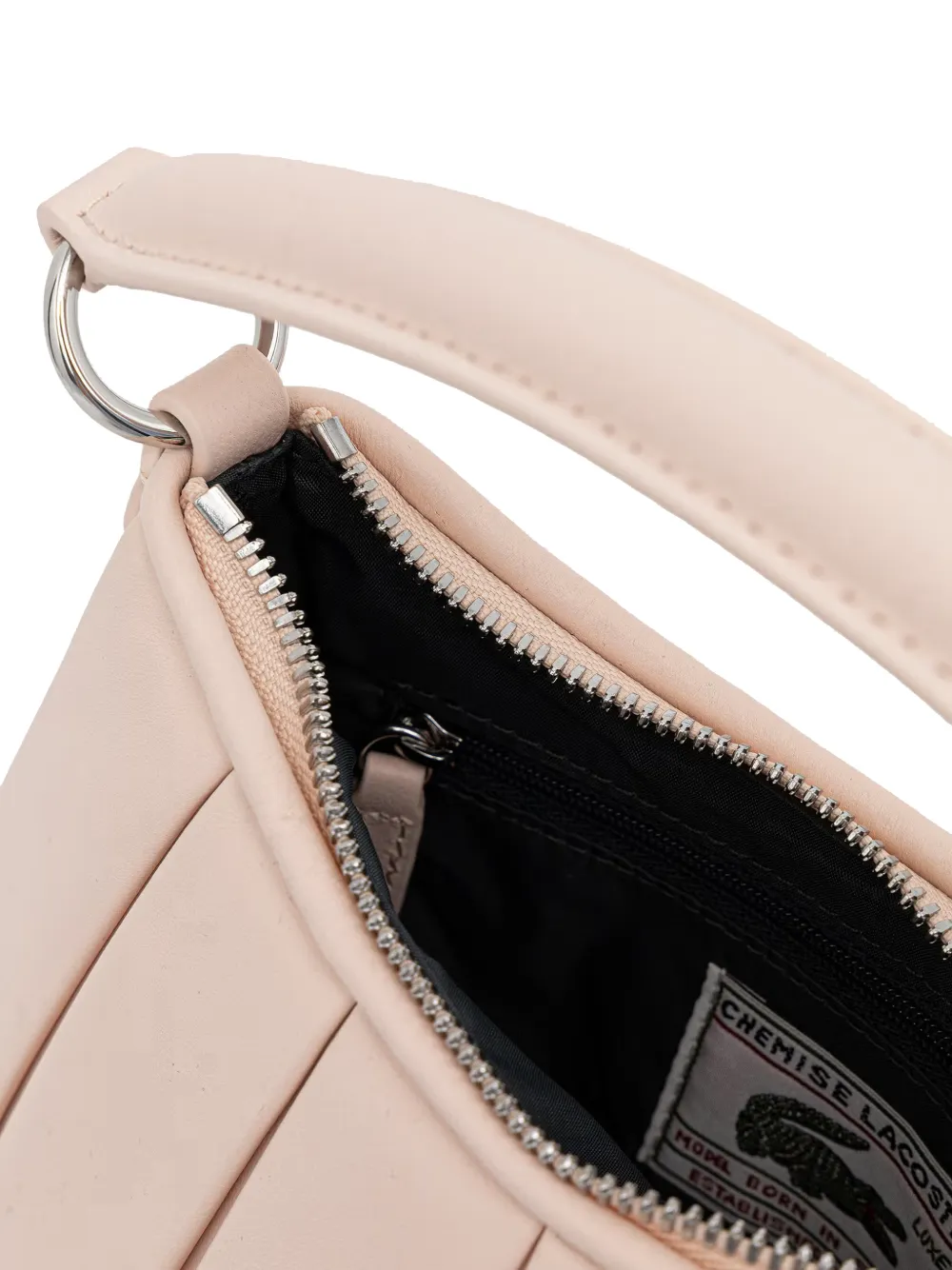 Lacoste Kleine Lenglen leren tas Beige
