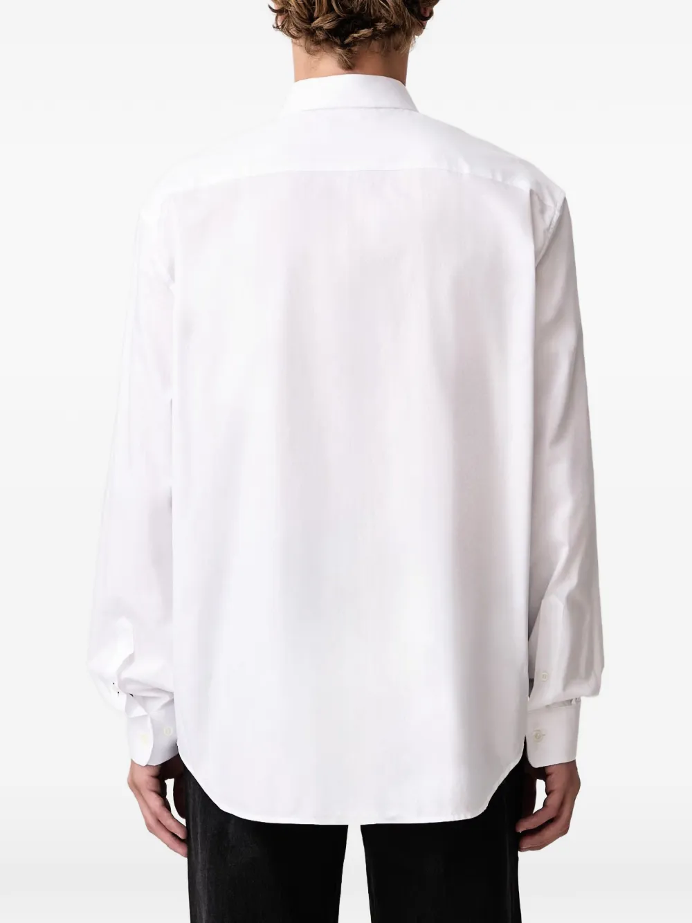 Lacoste Regular-fit overhemd met textuur Wit