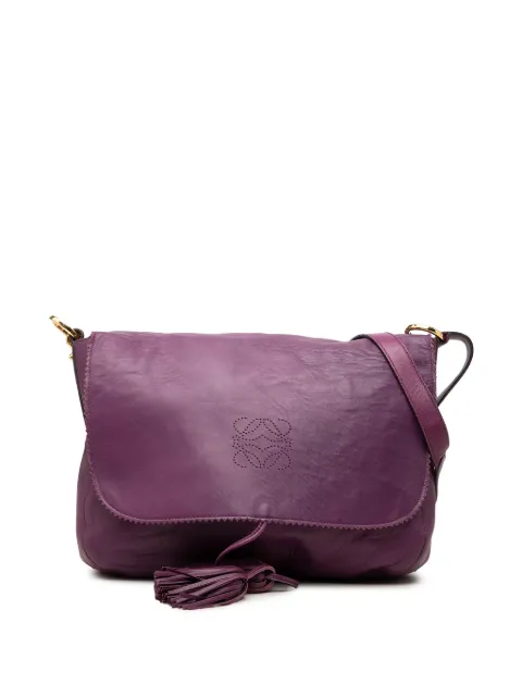Loewe Pre-Owned 2011 Nappa Anagram Tassel crossbody bag