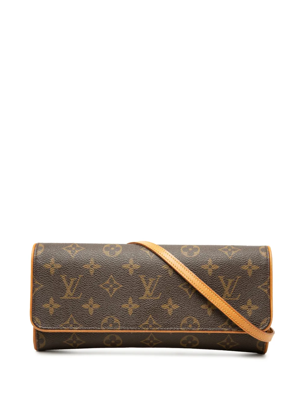 Louis Vuitton Pre-Owned 2000 Monogram Pochette Twin GM crossbody bag - Marrone