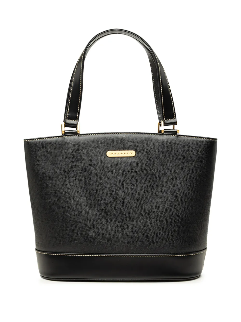 Burberry Pre-Owned 2000-2017 Leather tote bag - Black