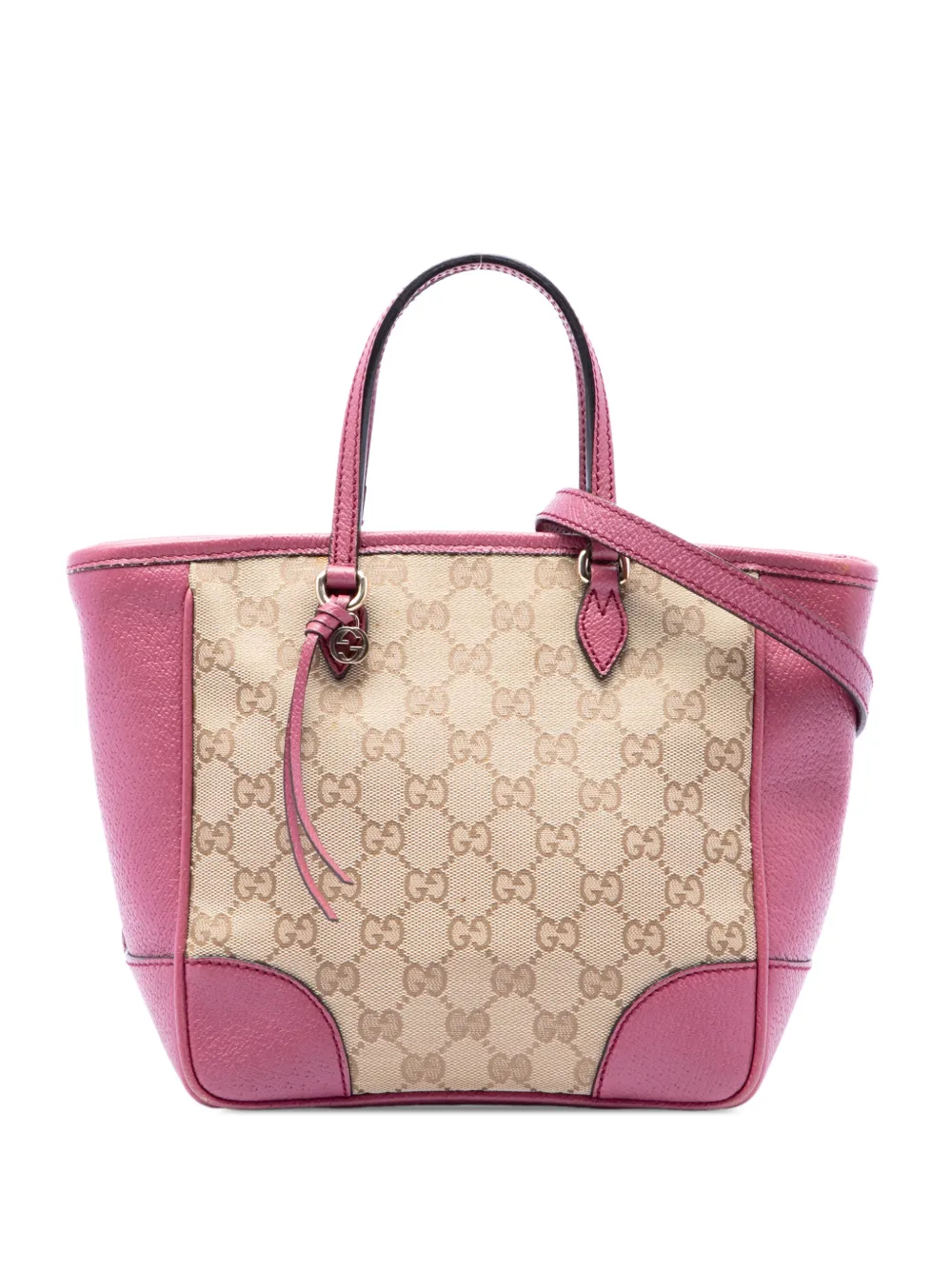 Gucci Pre-Owned 2016-2026 Small GG Canvas Bree satchel - Pink