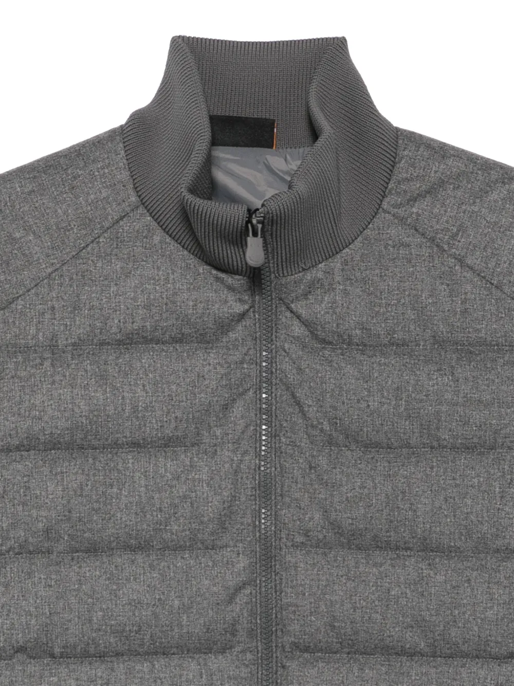 Save The Duck quilted panelled jacket Grijs