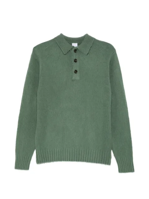 ASPESI button-fastening knitted polo shirt
