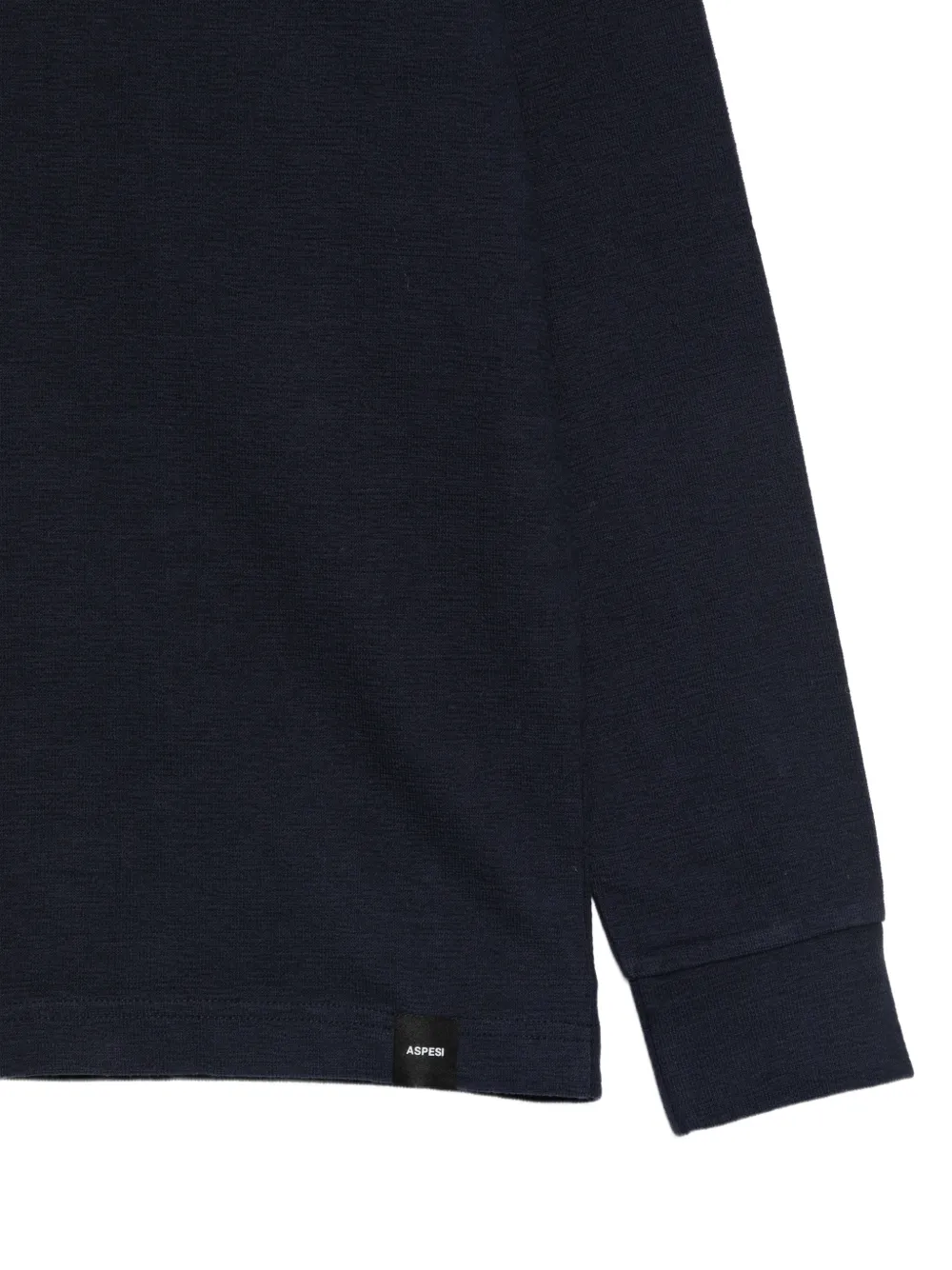 ASPESI Poloshirt met lange mouwen Blauw