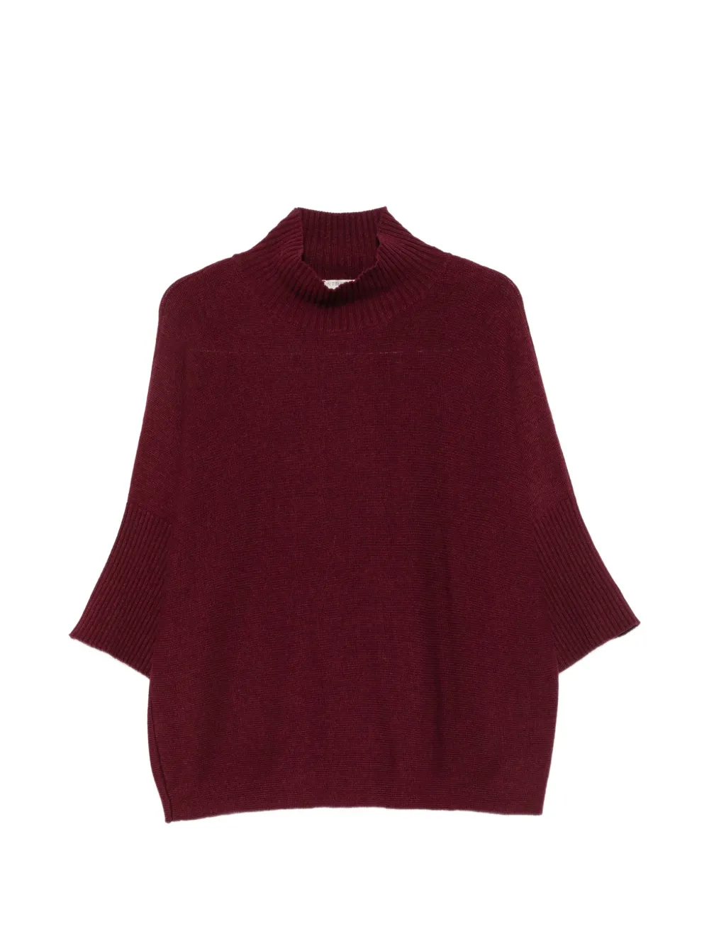 Intrecci high-neck sweater - Rot