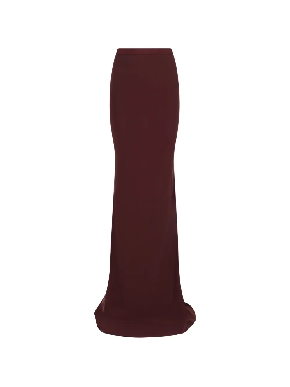 Rick Owens Lilies Slip high-waist maxi-rok op vloerlengte Rood