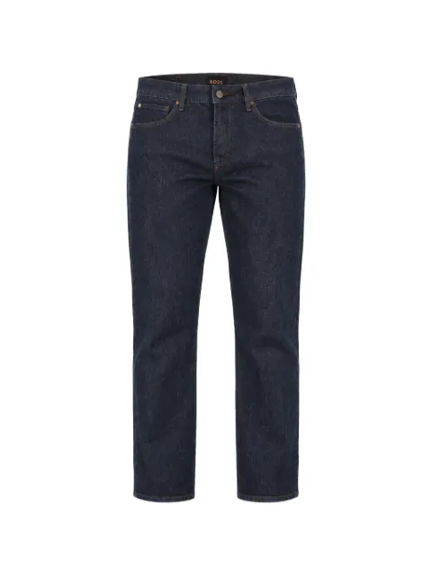 BOSS regular-fit jeans in raw stretch denim